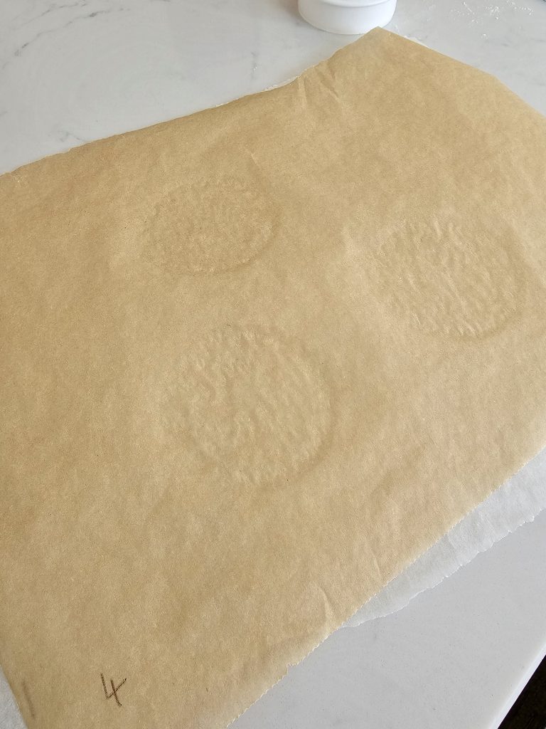 Sainsbury Baking Paper after baking sugar cookies