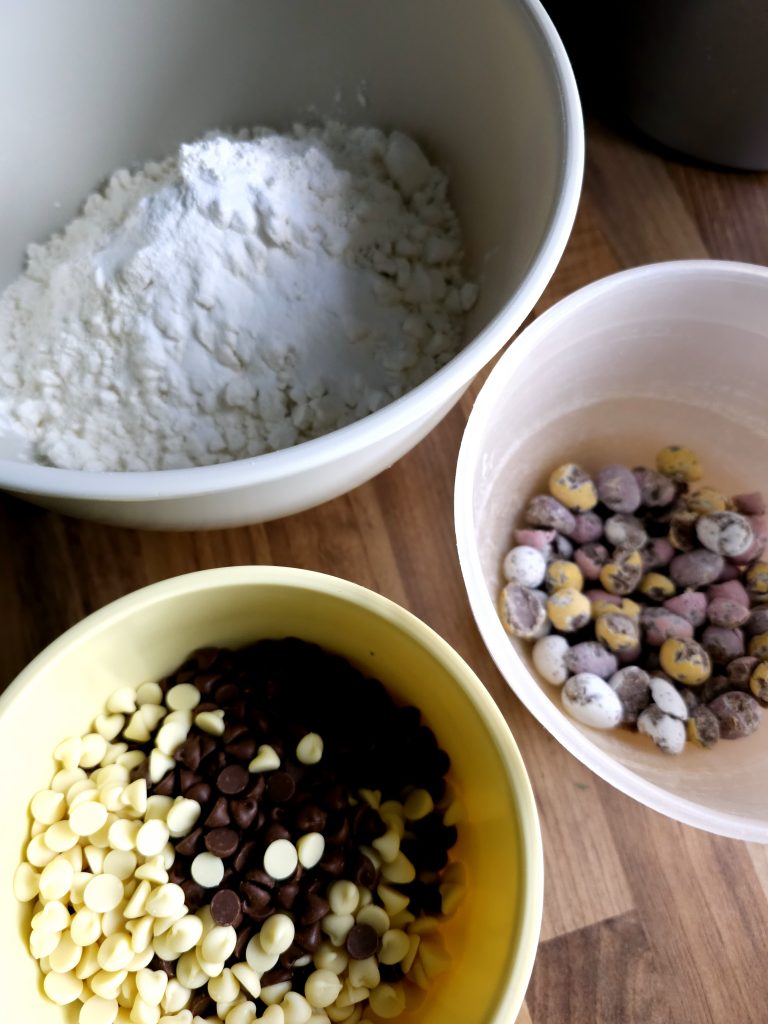 Ingredients for Mini Egg Cookies